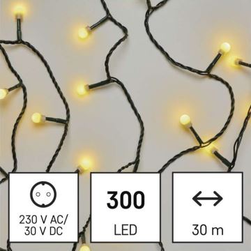 Χριστουγεννιάτικα λαμπάκια LED 300xLED/35m IP44 ζεστό λευκό