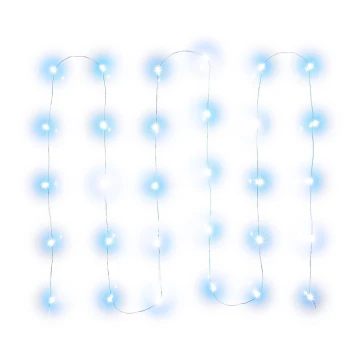 Χριστουγεννιάτικα λαμπάκια LED 30xLED/3xAA 3,3m ψυχρό λευκό