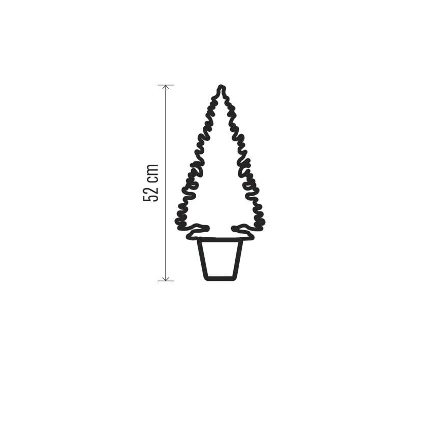 Χριστουγεννιάτικη διακόσμηση LED 20xLED/3xAA