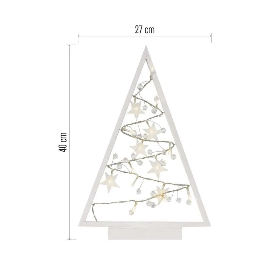 Χριστουγεννιάτικο διακοσμητικό LED 15xLED/2xAA δέντρο