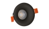 Χωνευτό φωτιστικό FIALE 1xGU10/35W/230V στρογγυλό μαύρο