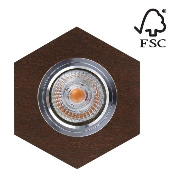 Χωνευτό Φωτιστικό LED VITAR 1xGU10/5W/230V CRI 90 οξιά – FSC πιστοποιημένο