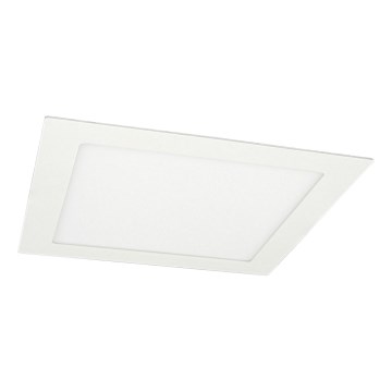 Χωνευτό φωτιστικό οροφής μπάνιου LED VEGA LED/18W/230V 2800K 22,5 cm IP44  λευκό πάγου