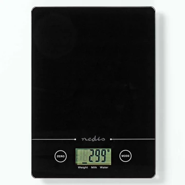 Ψηφιακή ζυγαριά κουζίνας 1xCR2032 μαύρο